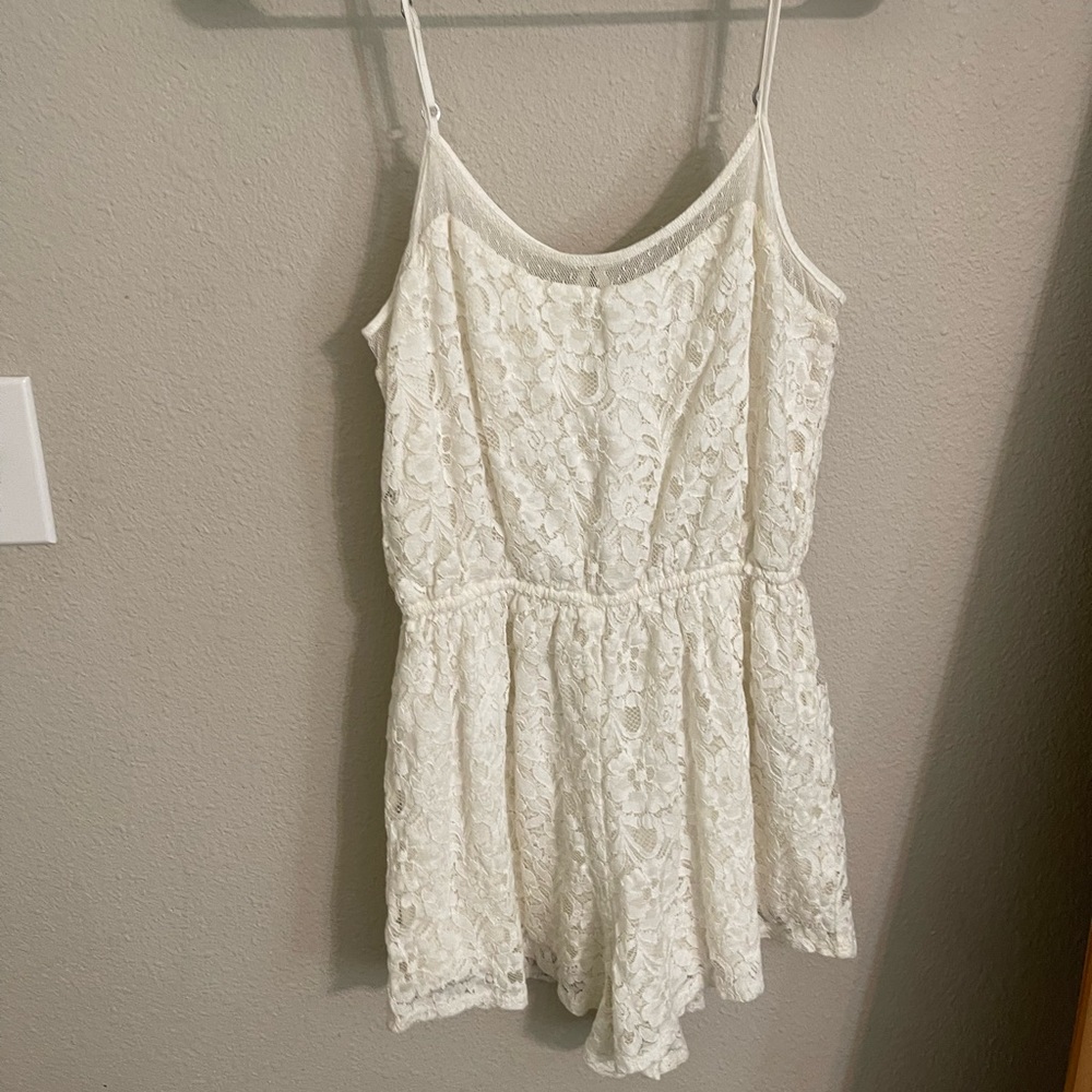 Hollister lace romper